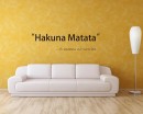 Hakuna Matata Quote Wall Stickers Inspirational Lettering Quote Wall Decal